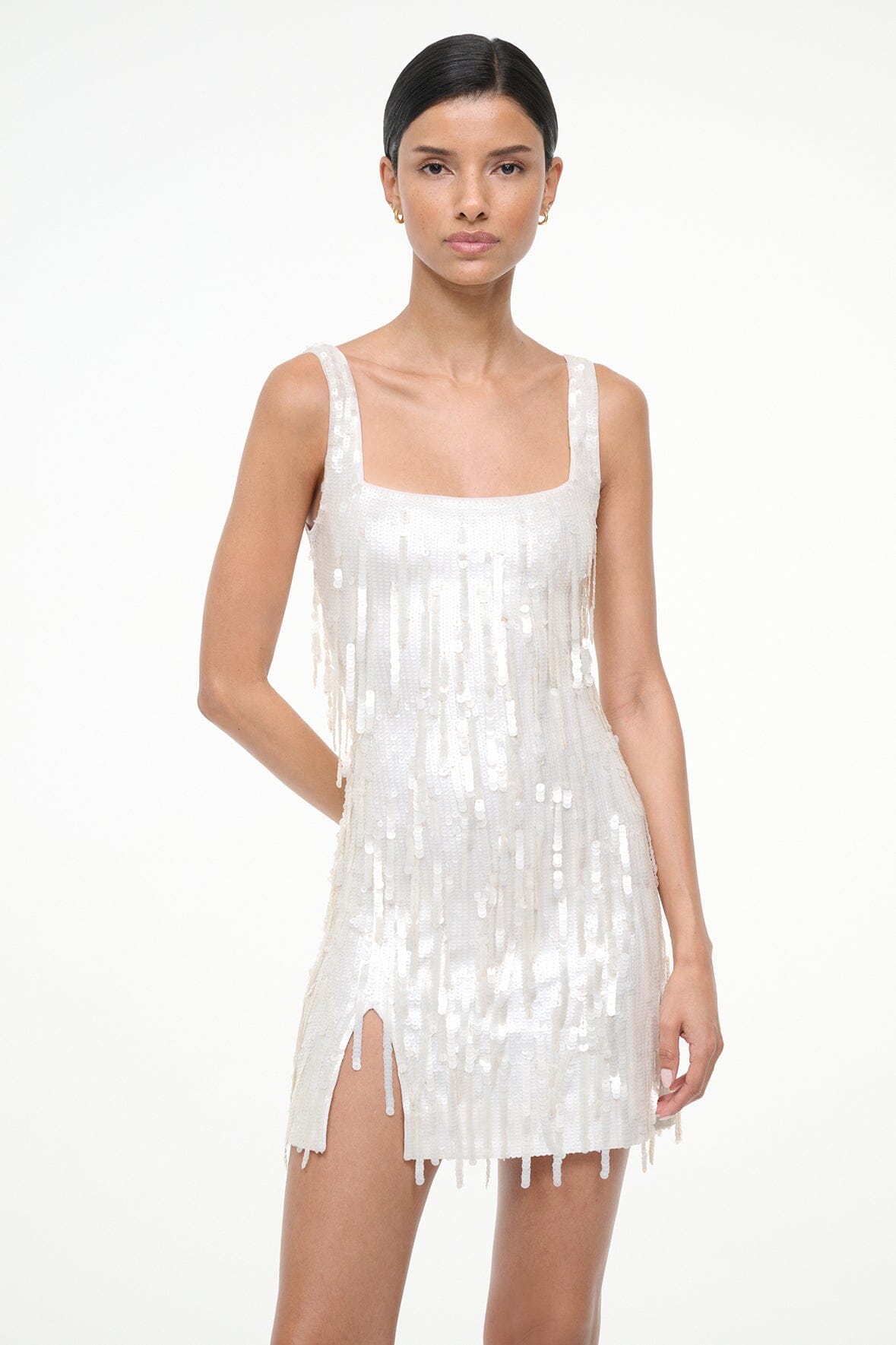 Le Sable Dress Pearl | STAUD Premium