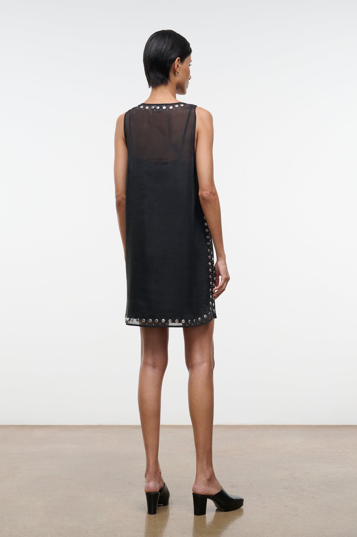 Cara Dress Black Studs | STAUD Great Value