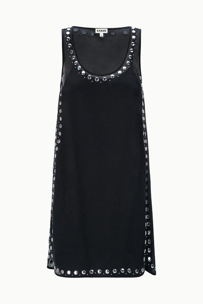 Cara Dress Black Studs | STAUD Great Value