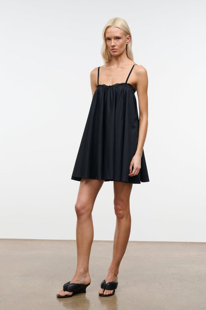 Cecily Mini Dress Black Babydoll Dress | STAUD Customer Favorite