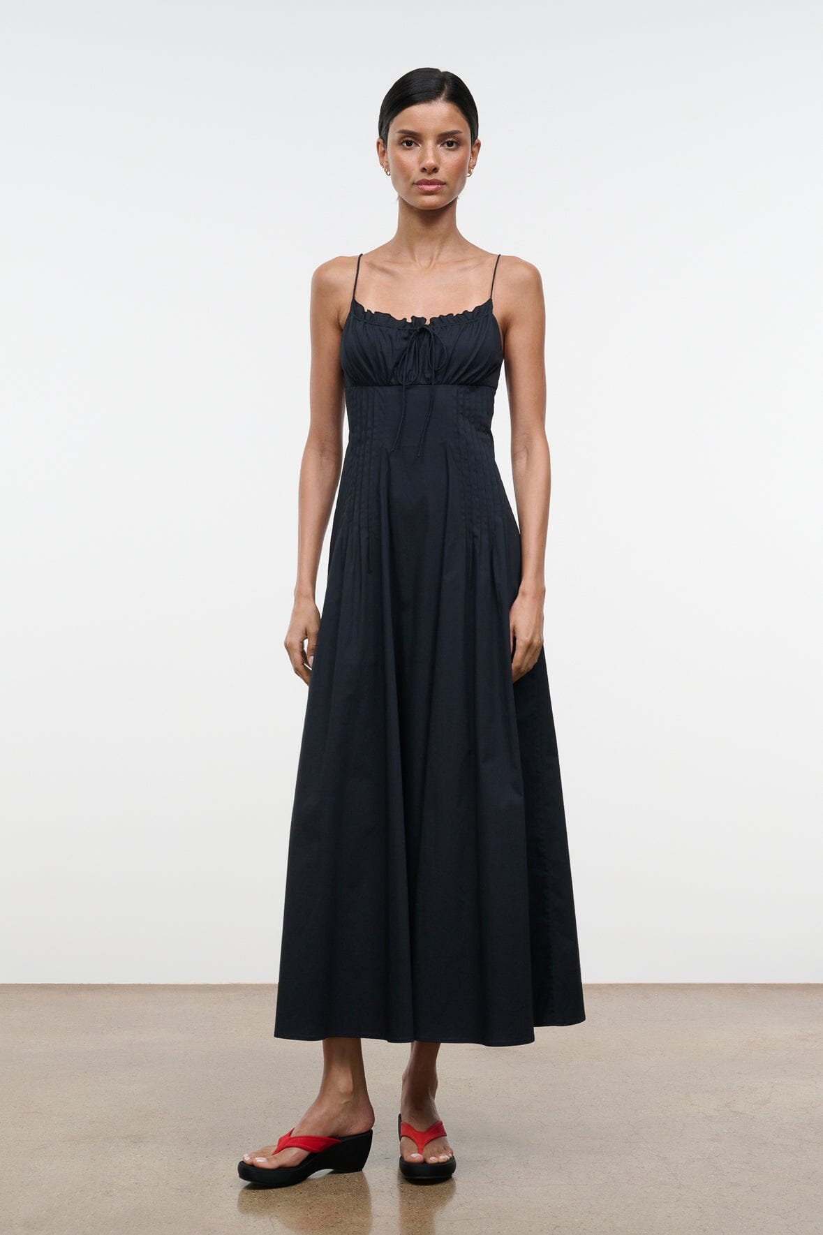 Margi Dress Black | STAUD Exclusive
