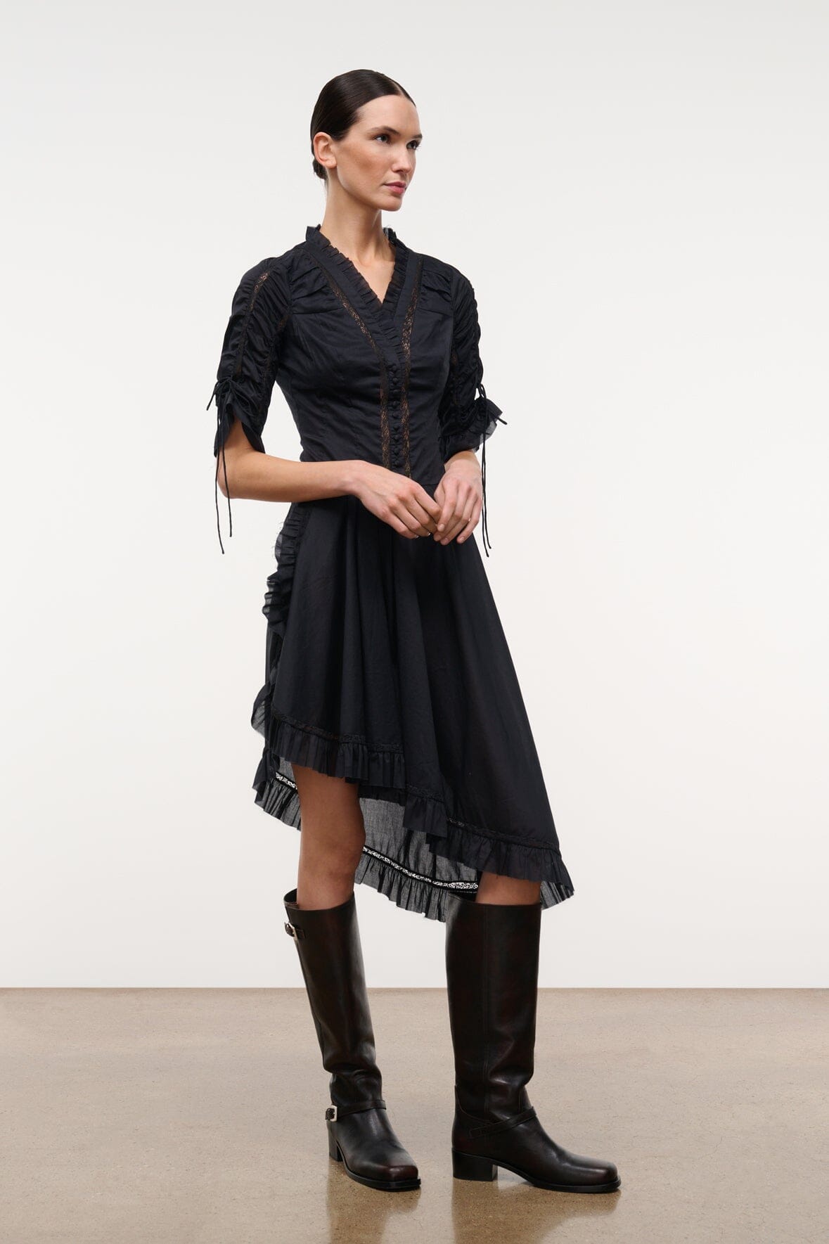 Paolina Dress Black | STAUD Everyday