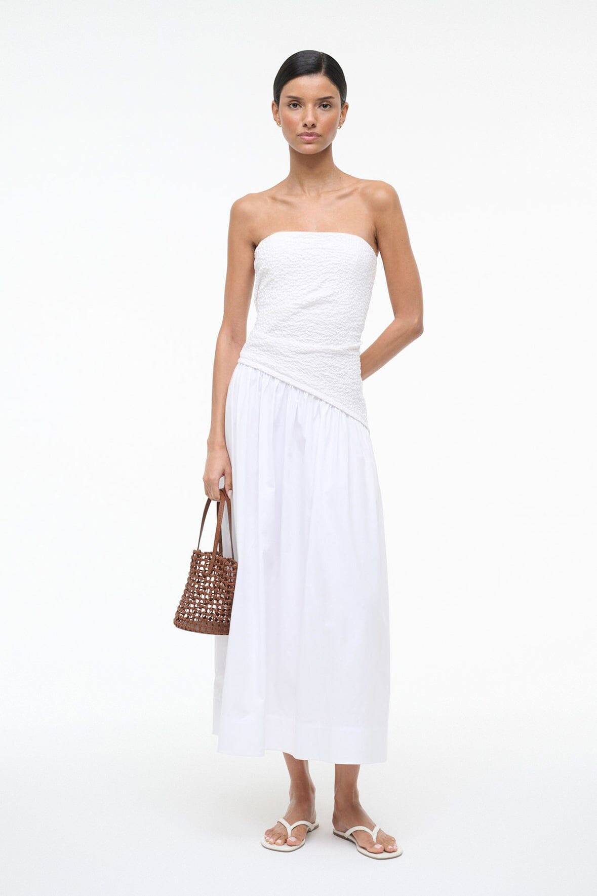 Nia Dress White | STAUD Recommended