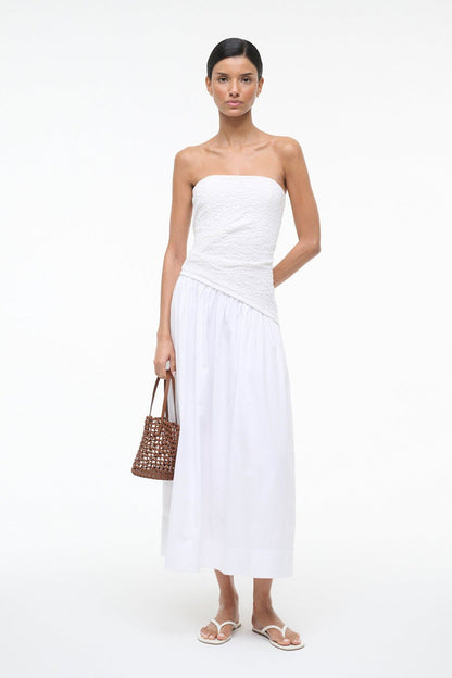 Nia Dress White | STAUD Recommended