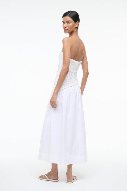 Nia Dress White | STAUD Recommended