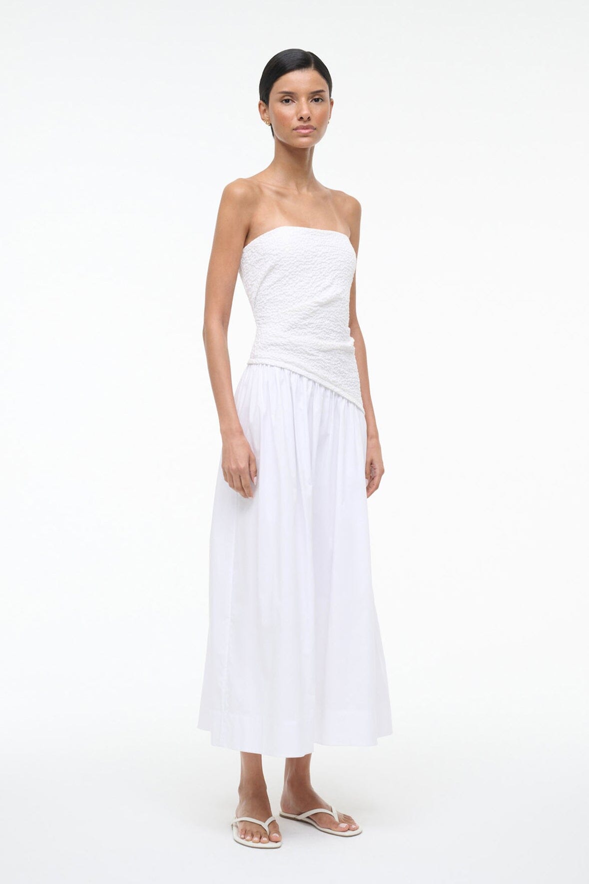 Nia Dress White | STAUD Recommended