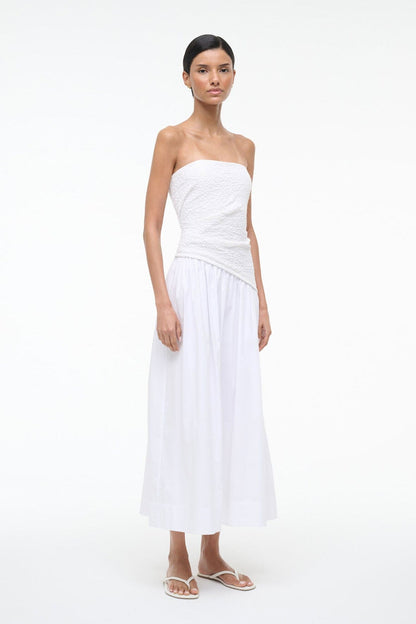 Nia Dress White | STAUD Recommended