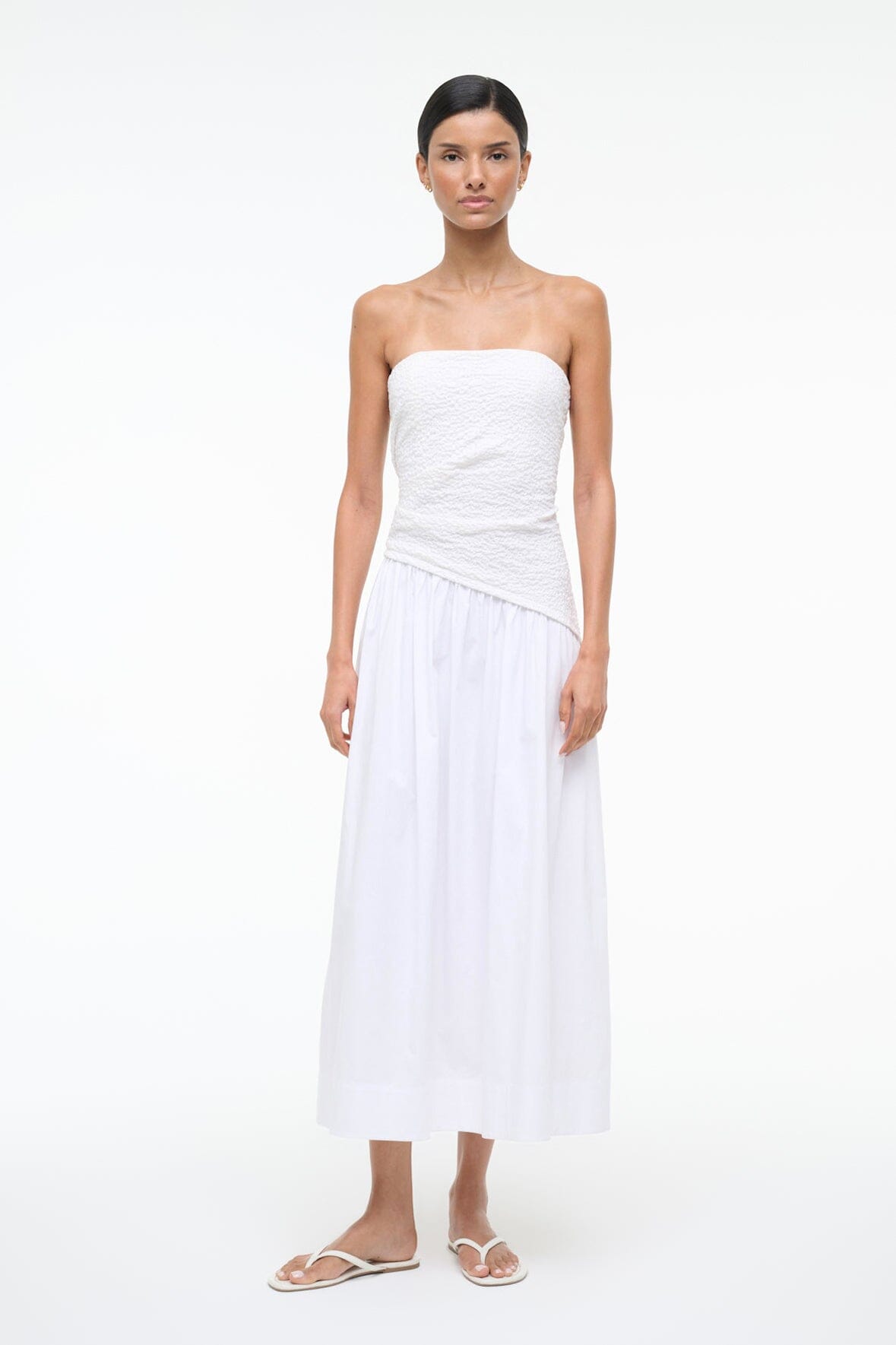Nia Dress White | STAUD Recommended