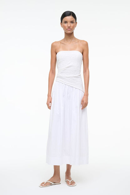 Nia Dress White | STAUD Recommended