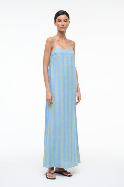 Laura Linen Dress Seaport Stripe | STAUD Hot Sale
