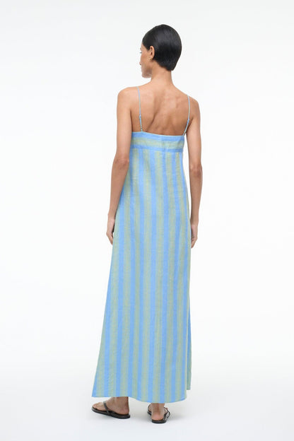 Laura Linen Dress Seaport Stripe | STAUD Hot Sale