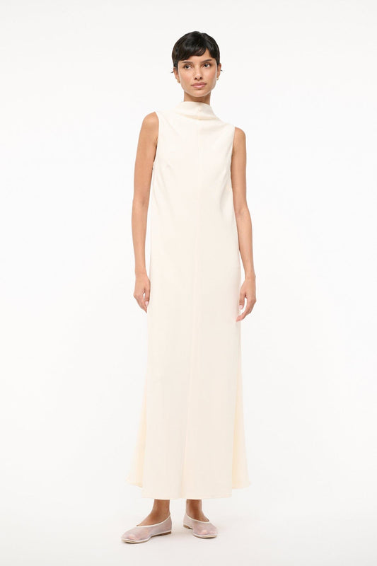 Araya Dress Ivory | STAUD Recommended