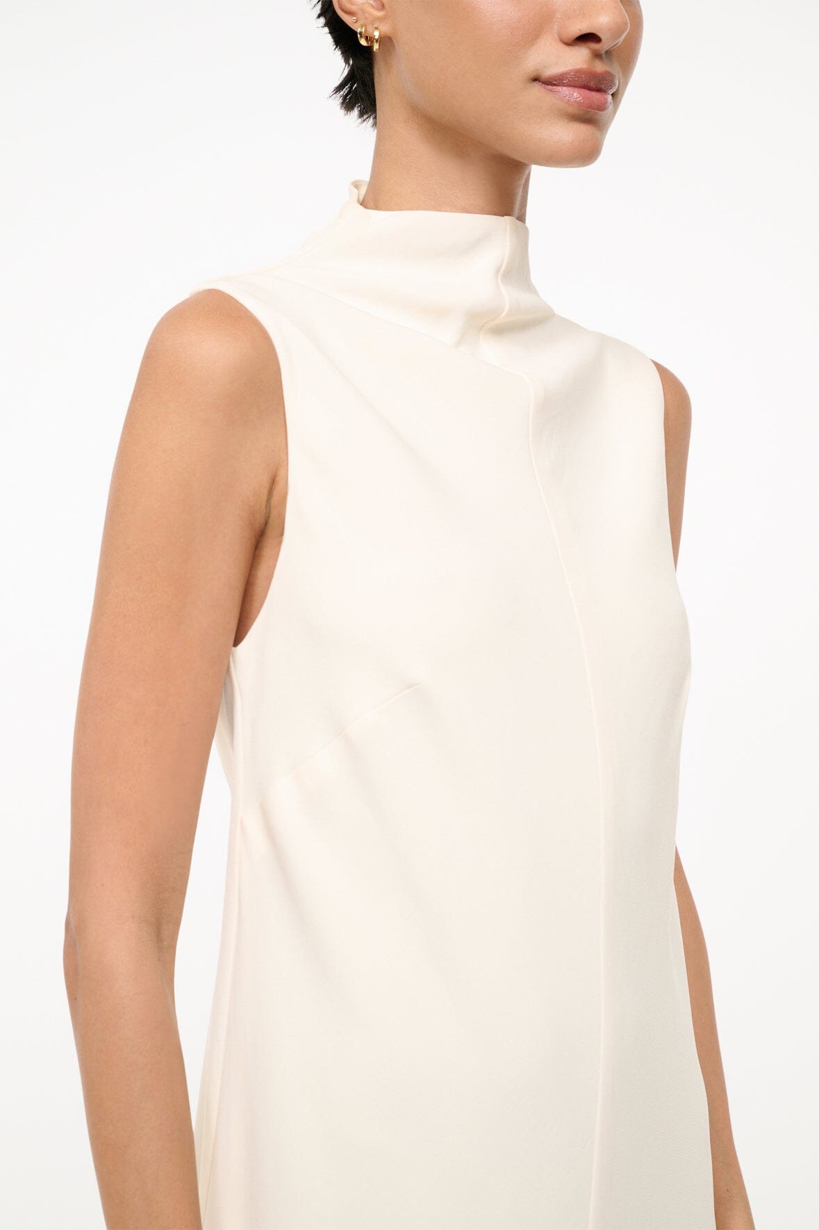 Araya Dress Ivory | STAUD Recommended