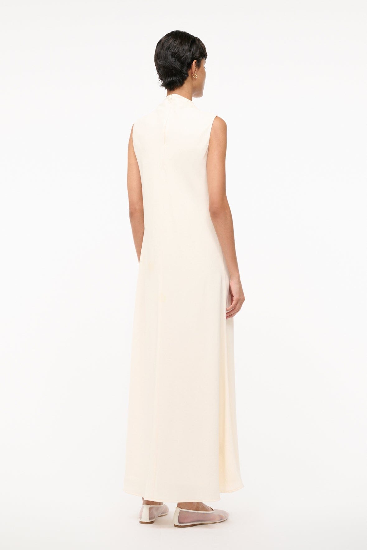 Araya Dress Ivory | STAUD Recommended