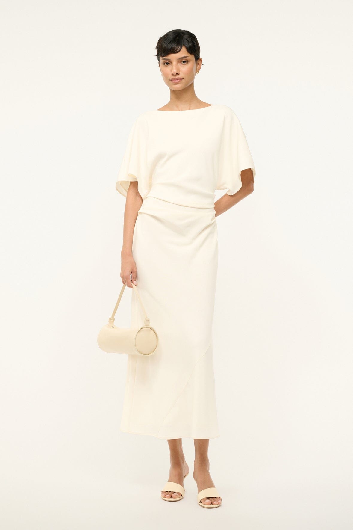 Amelie Dress Ivory | STAUD Exclusive