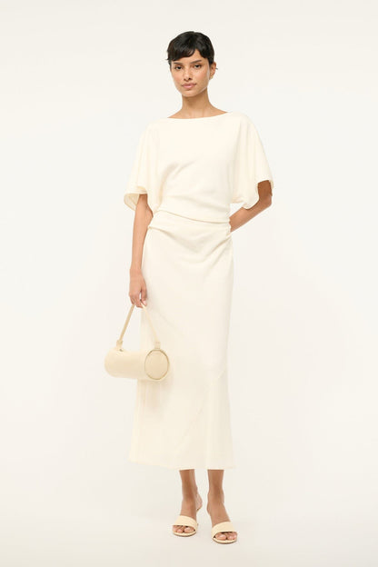 Amelie Dress Ivory | STAUD Exclusive