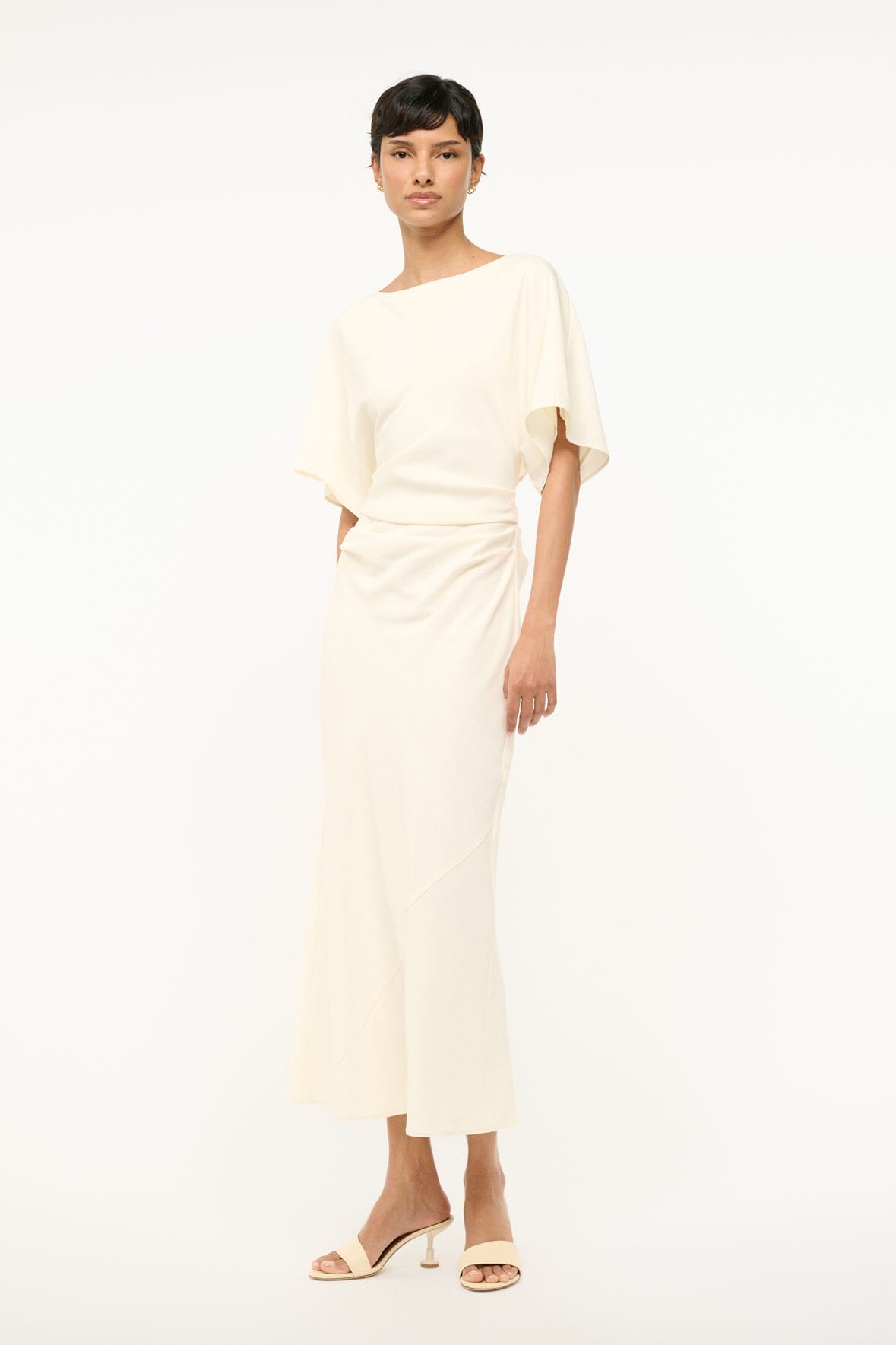 Amelie Dress Ivory | STAUD Exclusive