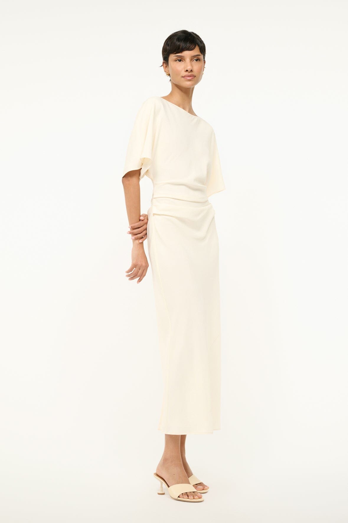 Amelie Dress Ivory | STAUD Exclusive