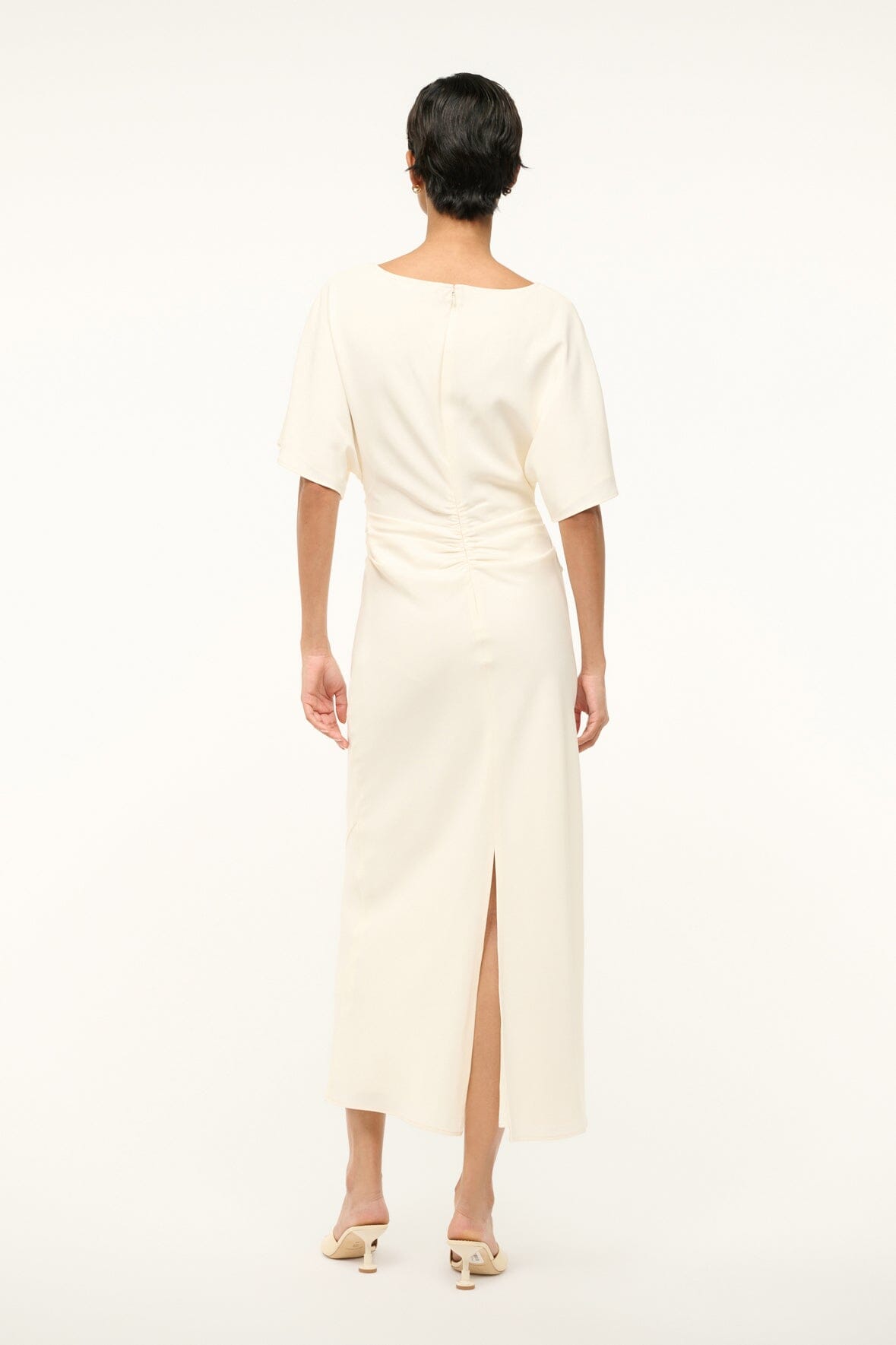Amelie Dress Ivory | STAUD Exclusive