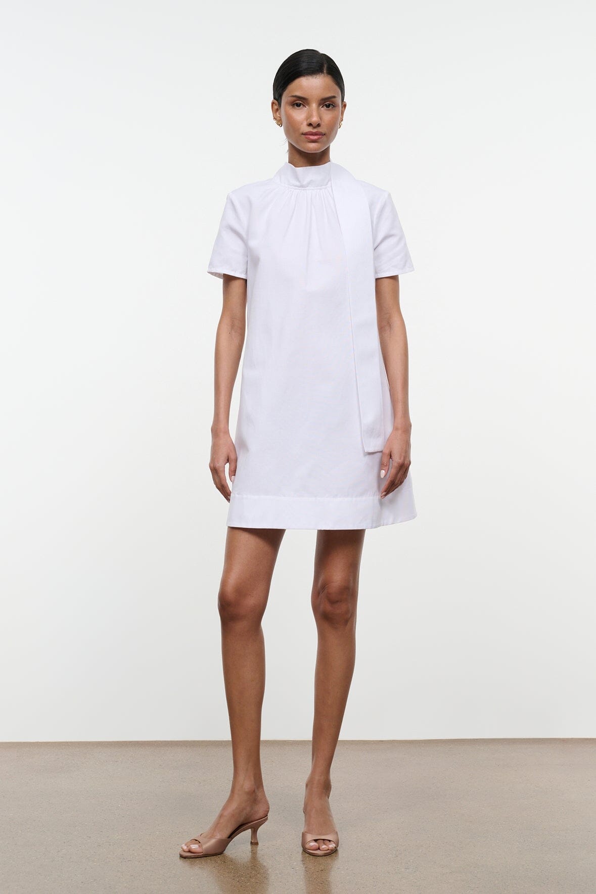 Mini Ilana Dress White | STAUD Featured