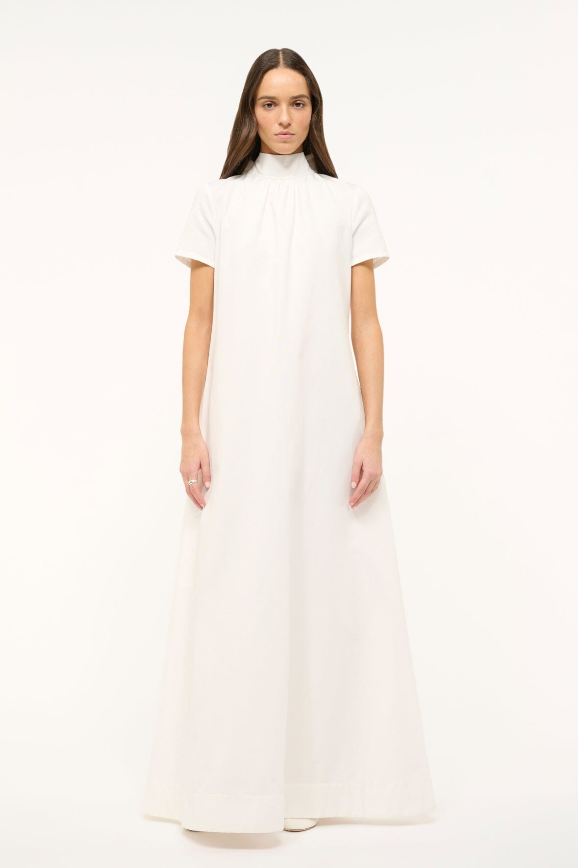 Ilana Dress White | STAUD Essential