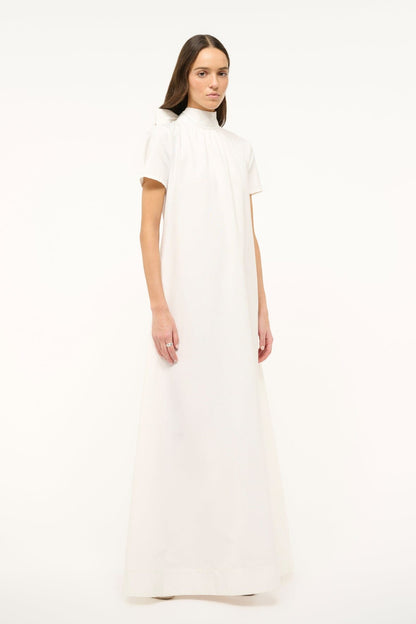 Ilana Dress White | STAUD Essential