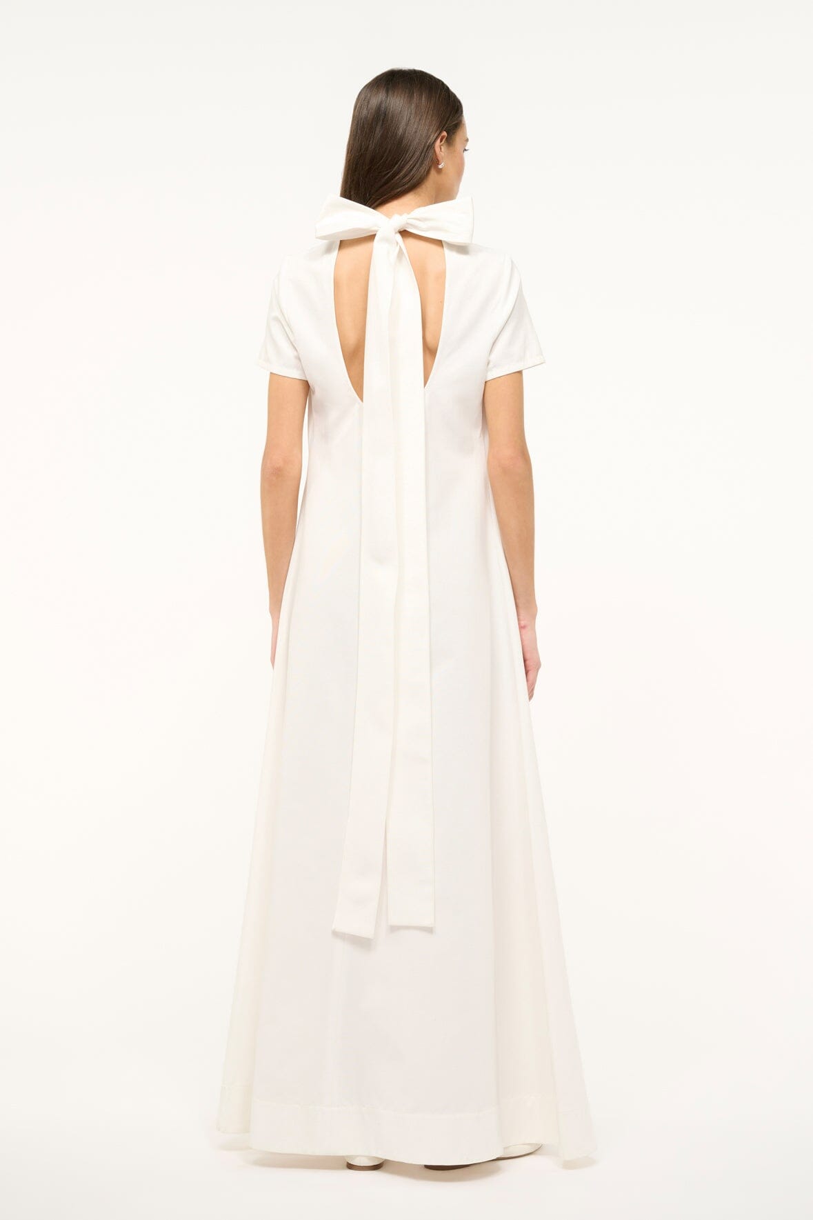 Ilana Dress White | STAUD Essential