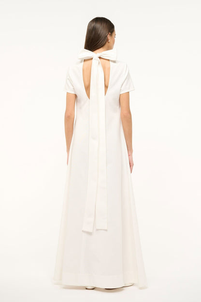 Ilana Dress White | STAUD Essential