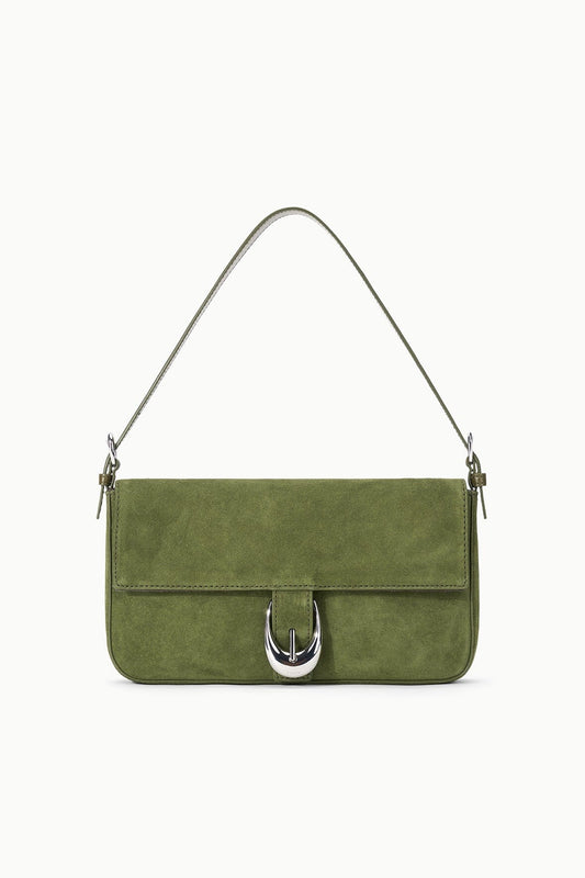Harlow Bag Avocado Suede | STAUD Value
