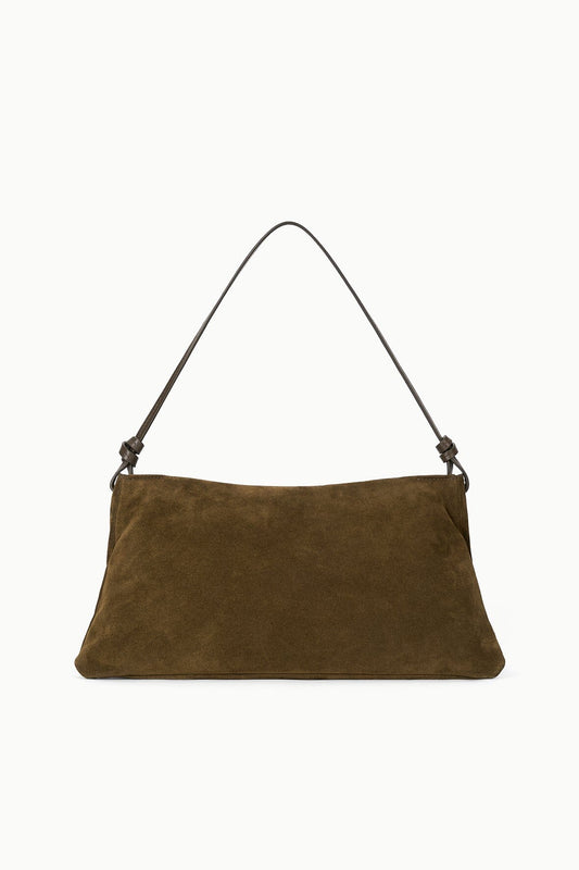 Wally Shoulder Bag Truffle Suede | STAUD Latest