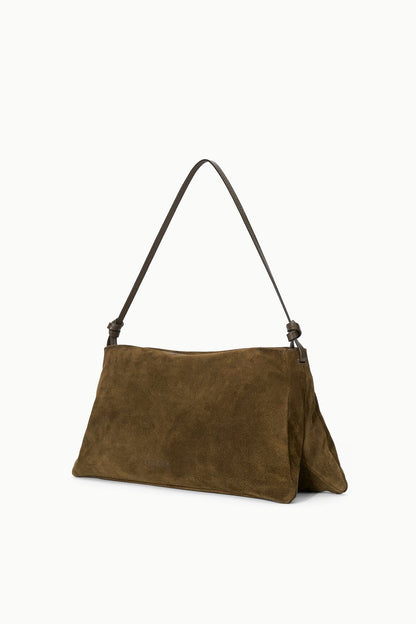 Wally Shoulder Bag Truffle Suede | STAUD Latest
