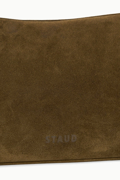 Wally Shoulder Bag Truffle Suede | STAUD Latest