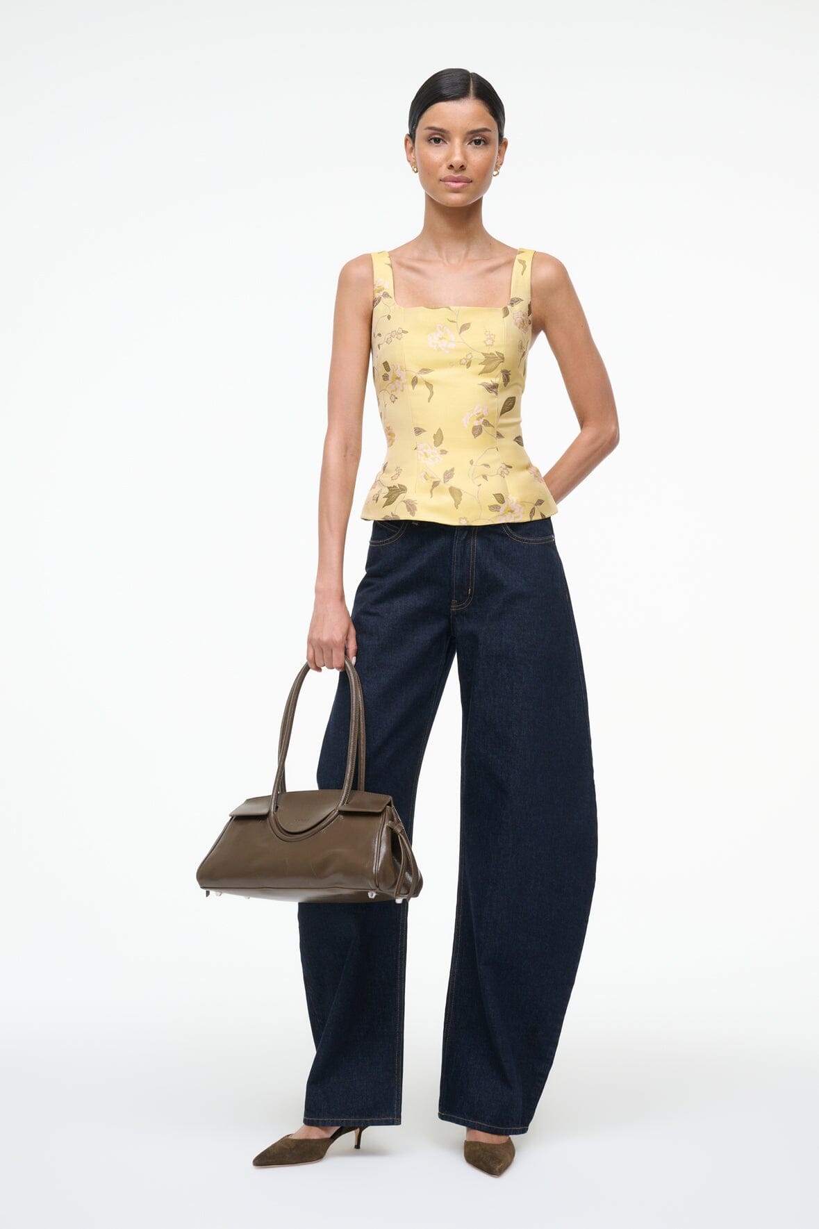 Maude Shoulder Bag Truffle | STAUD Customer Favorite