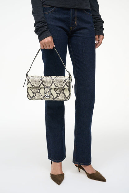 Harlow Bag White Snake | STAUD Top Pick