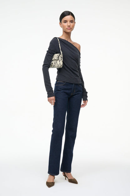 Harlow Bag White Snake | STAUD Top Pick