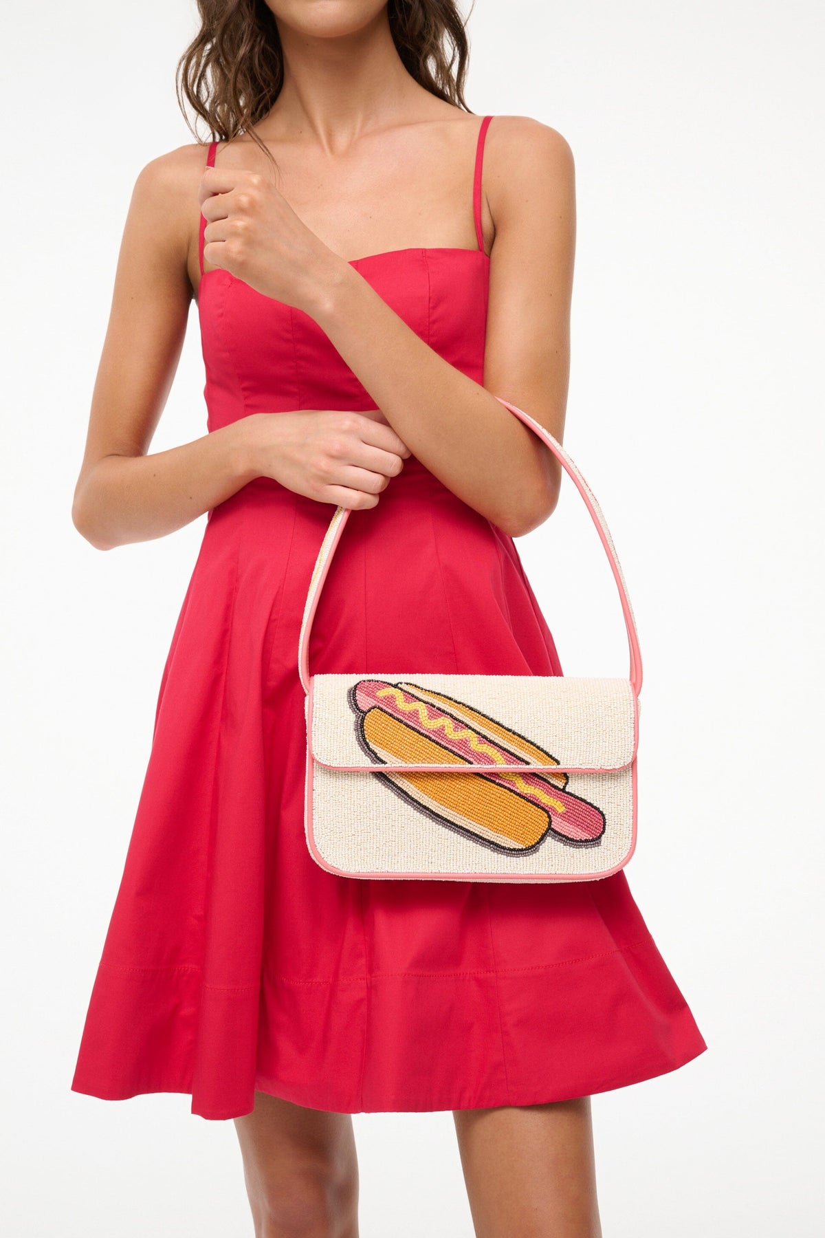 Tommy Beaded Bag Dog Days | STAUD Trusted