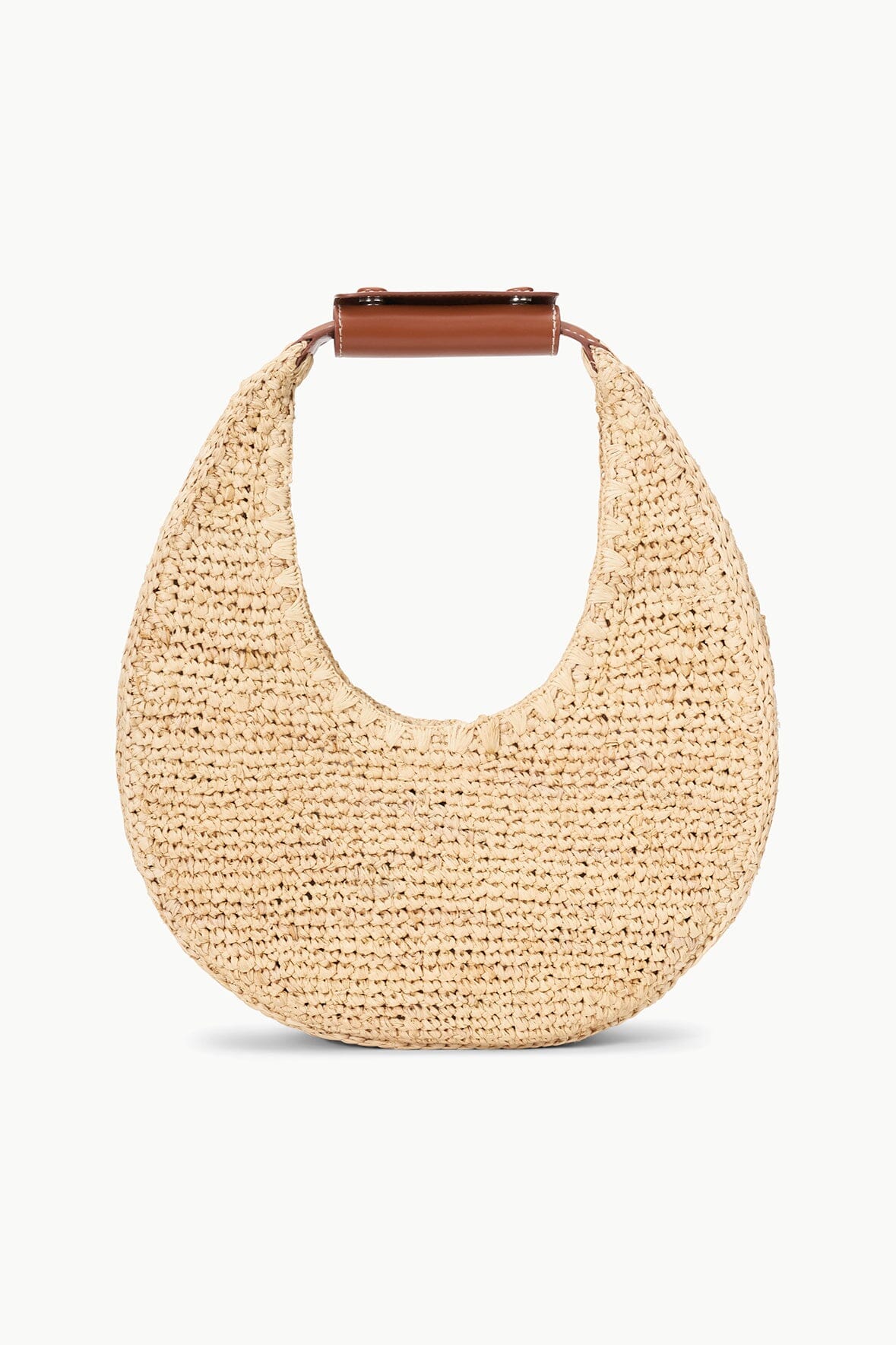 Moon Raffia Bag Natural Tan | STAUD Special Offer