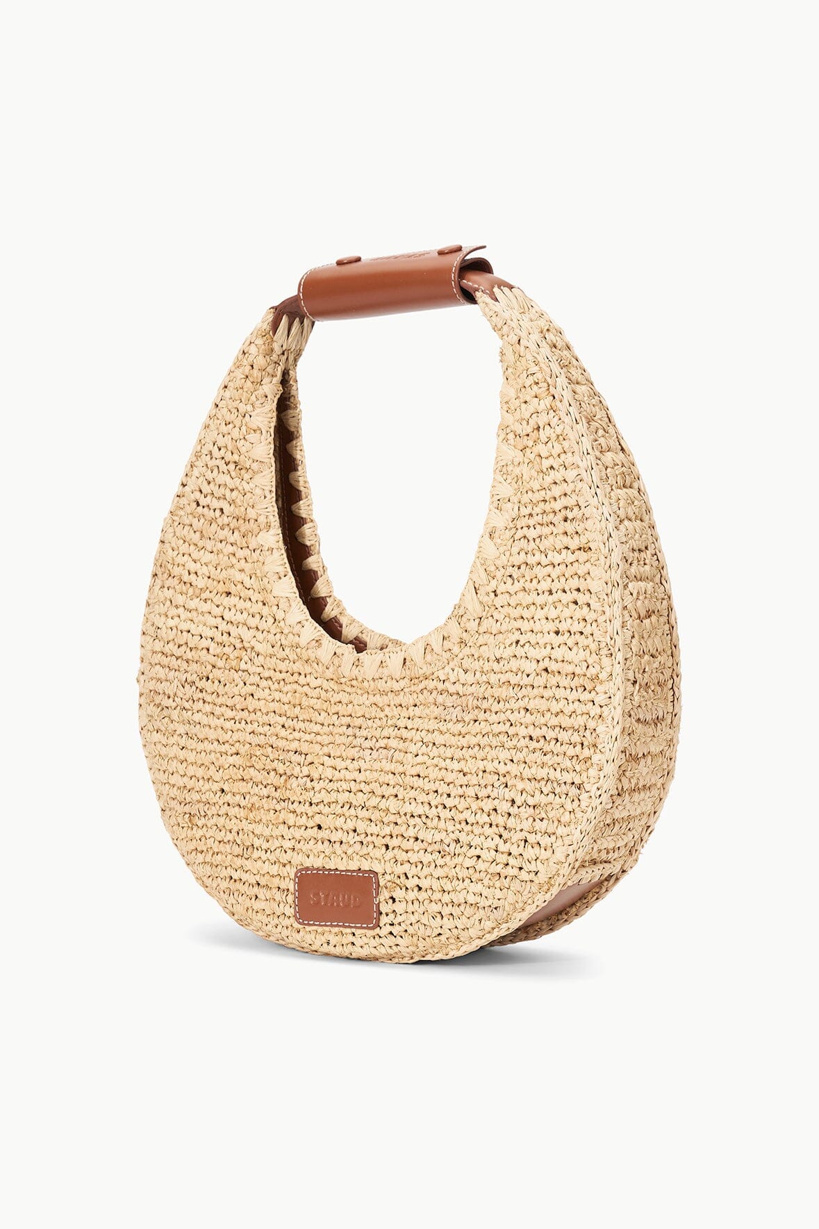 Moon Raffia Bag Natural Tan | STAUD Special Offer