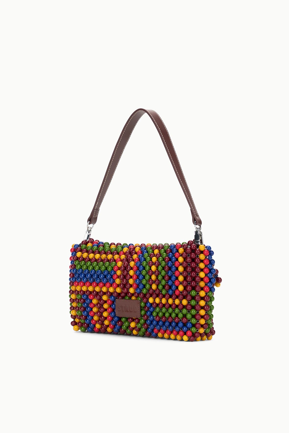 Timmy Convertible Shoulder Bag Jungle Stripe | STAUD Latest