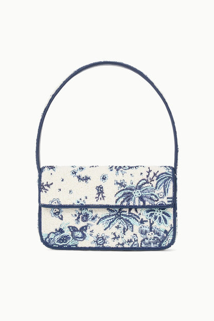 Tommy Beaded Bag Toile De Pup | STAUD Quality