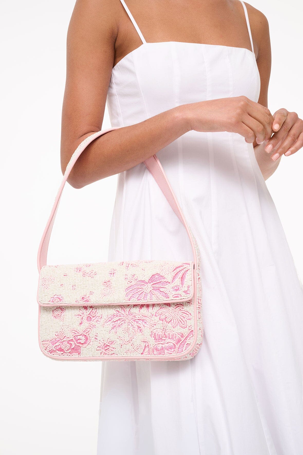 Tommy Bag Ivory Cherry Blossom Toile | STAUD Trusted