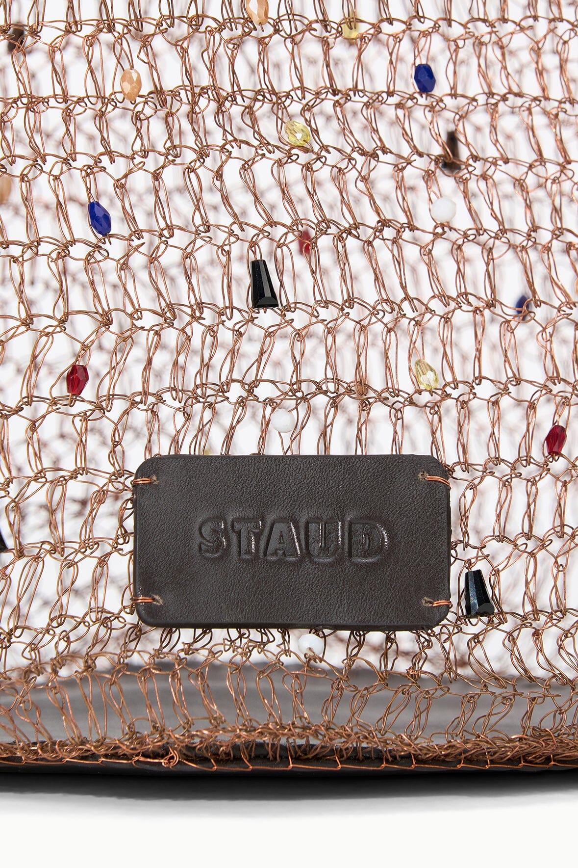Jewel Bucket Bag Multi Color Beads | STAUD Exclusive