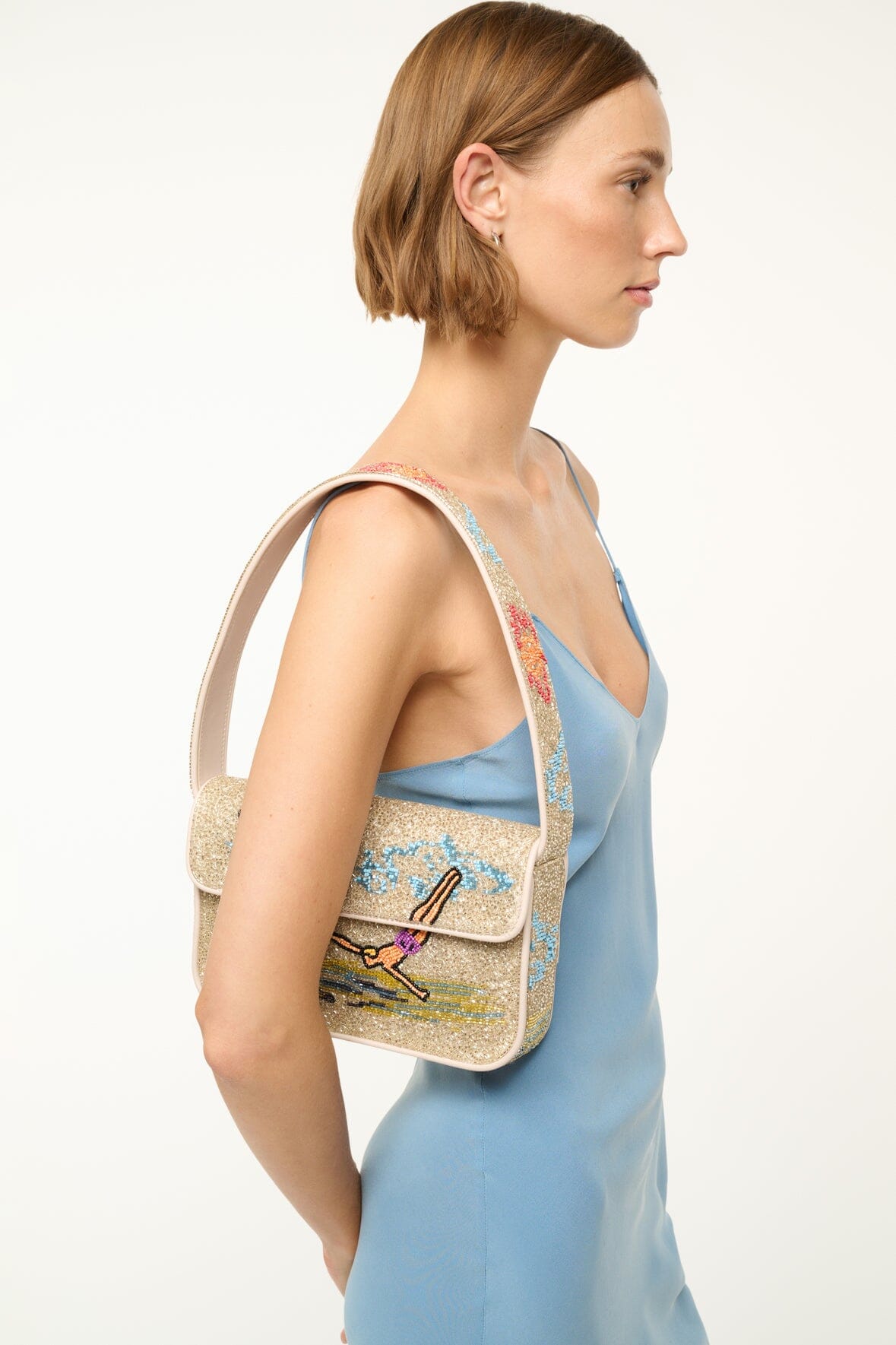 Tommy Beaded Bag Divers | STAUD Exclusive