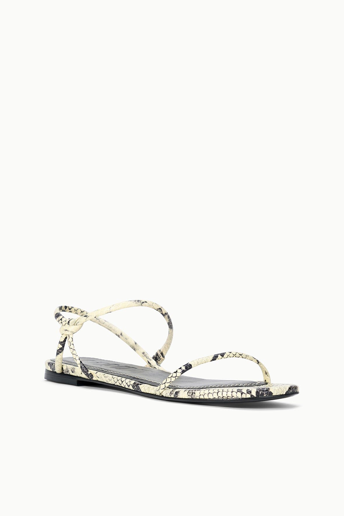 Laurel Sandal White Snake | STAUD Top Pick