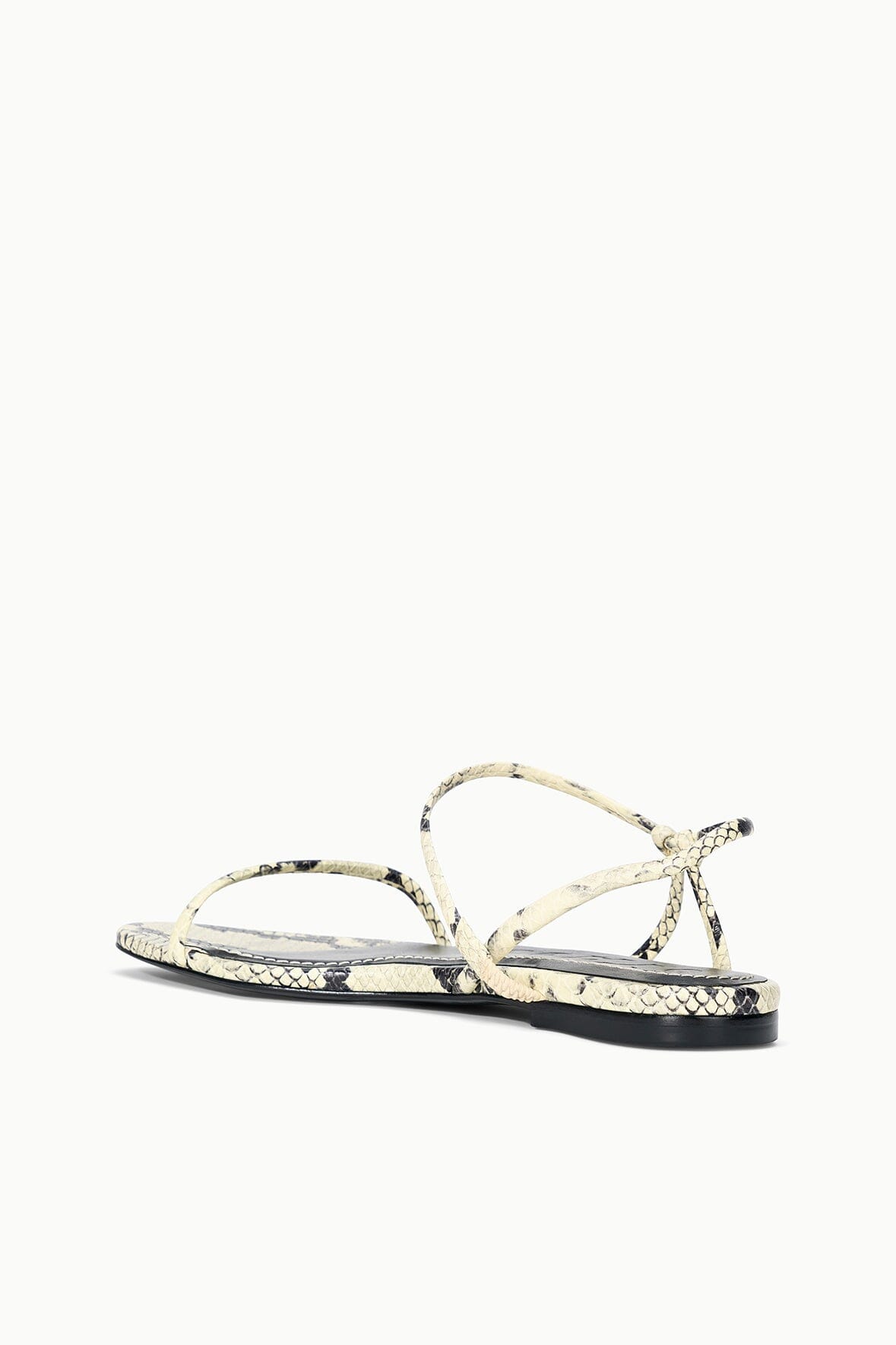 Laurel Sandal White Snake | STAUD Top Pick
