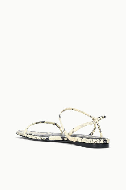Laurel Sandal White Snake | STAUD Top Pick