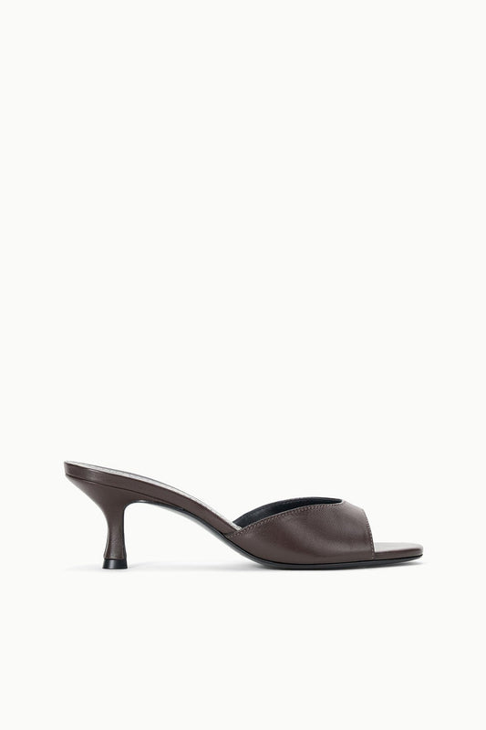 Brigitte Leather Mule Espresso | STAUD Top Pick