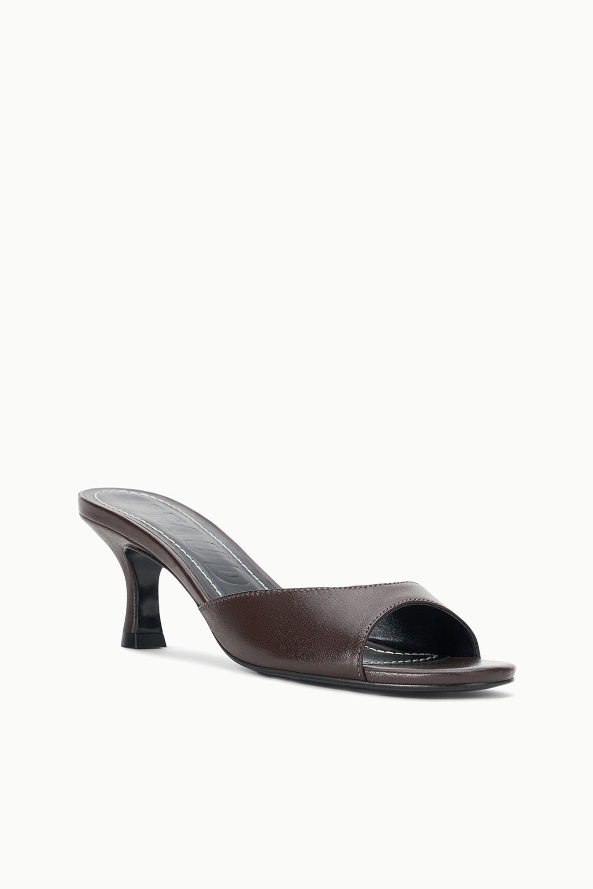 Brigitte Leather Mule Espresso | STAUD Top Pick