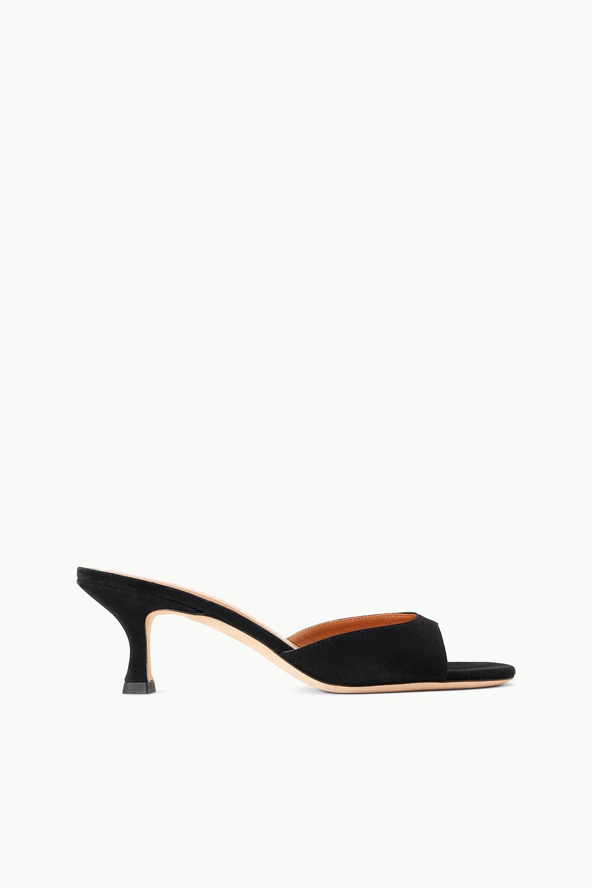 Brigitte Suede Mule Black | STAUD Value