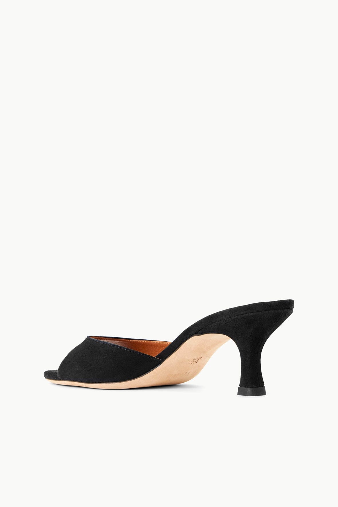 Brigitte Suede Mule Black | STAUD Value